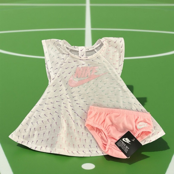 Nike 2025 Infant Girl Nike Outfits NWT, Nike 2-piece Infant Dress